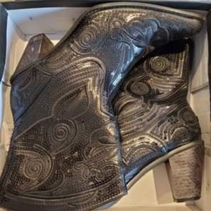 Helen's  Heart Sequin Cowboy Boots